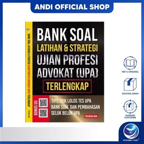 Jual Penerbit Andi Bank Soal Latihan Dan Strategi Ujian Profesi