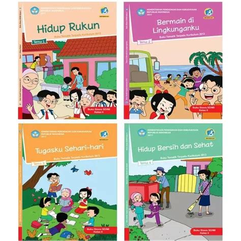 Jual Buku Tematik Tema 1 2 3 4 5 6 7 8 Kelas 2 SD MI Semester 1 2