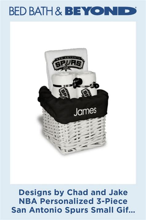 Designs By Chad And Jake NBA Personalized San Antonio Spurs Gift Basket