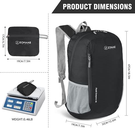 Snapklik Zomake L Lightweight Packable Backpack Foldable