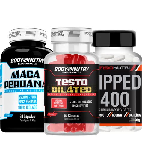 Testo GH 60 cápsulas Maca Peruana Premium Termogenico Ripped 400