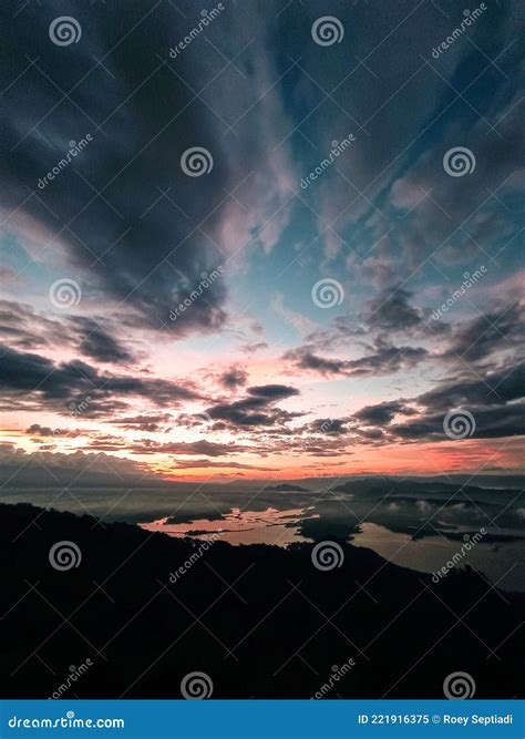 Even the Darkest Night Will End and the Sun Will Rise Stock Image