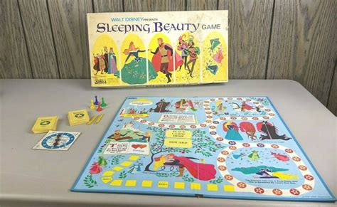 Vintage Walt Disney Sleeping Beauty Game 1958 Complete 4583683188