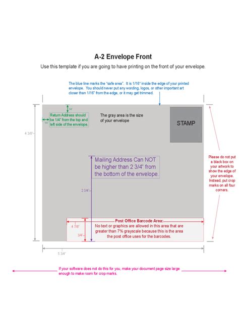 Envelope Address Format Free Download