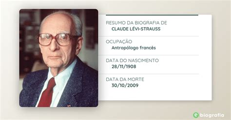 Claude Lévi Strauss Biografía Del Famoso Antropólogo Y Su Legado En La