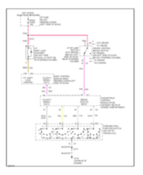 Shift Interlock Chevrolet Cavalier Ls 2005 System Wiring Diagrams Wiring Diagrams For Cars