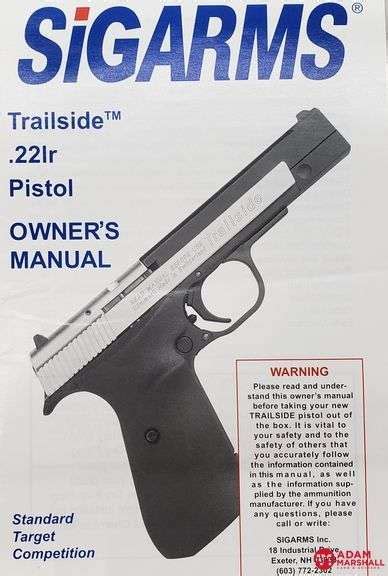 Sig Sauer Trailside Pistol 22 Lr Sn E0048543 Adam Marshall Land