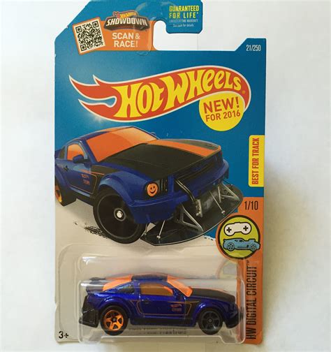 Hot Wheels HW Digital Circuit Ford Mustang Blue Ubicaciondepersonas Cdmx