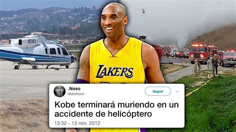 Fan Predijo La Muerte De Kobe Bryant Youtube