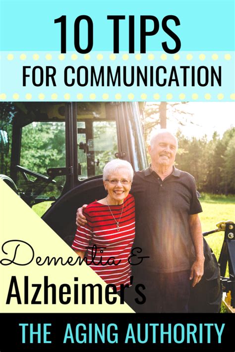 Alzheimers Disease And Dementia Communication The Aging Authority