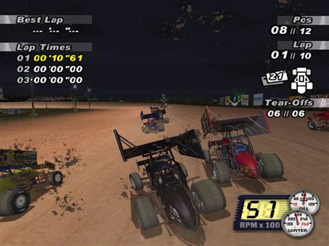 Скриншоты World of Outlaws Sprint Car Racing 2002 на Old Games RU