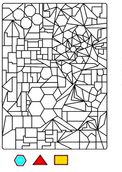 Coloriage Magique Maternelle Formes Géométriques télécharger et