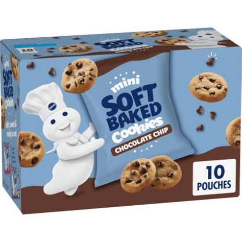 Pillsbury Mini Soft Baked Chocolate Chip Cookies Snack Bags, 10 ct / 1 oz - Pick ‘n Save