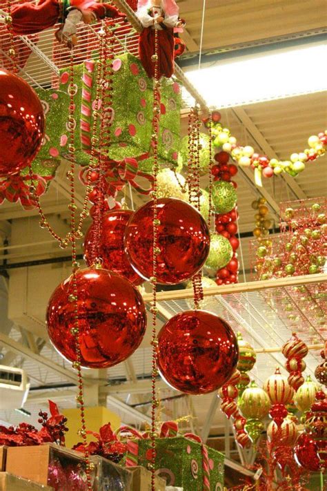 Large Red Ball Christmas Ornaments