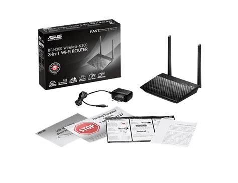 Router Asus Wireless Rt-n300/b1/us 2.4ghz Router Antena 5 Dbi Pue