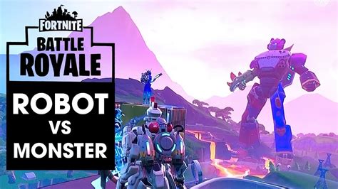 Fortnite Robot Vs Monster Fight Live Event First Hand Experience