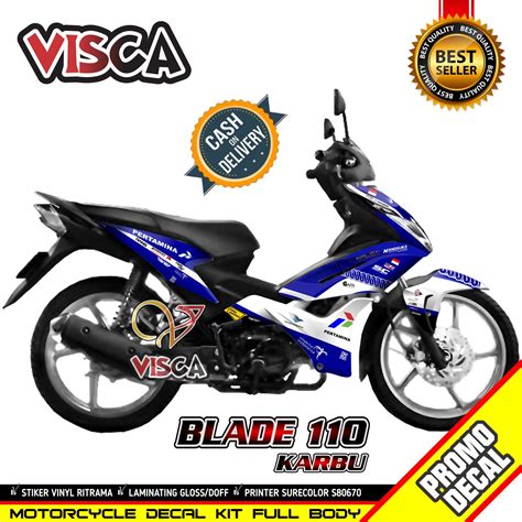 Decal Blade Old Full Body Stiker Motor Blade Full Body Striping