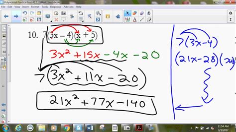 Polynomial Operations Pt 1 Youtube