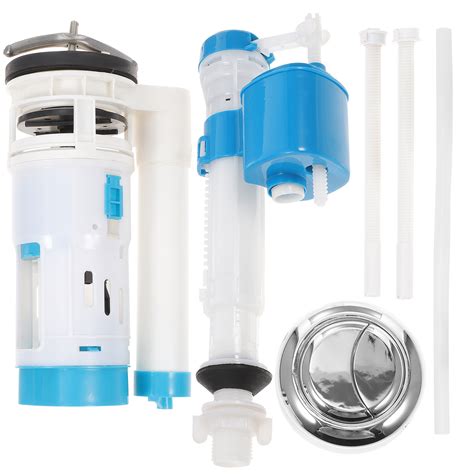 Ferencaa 1 Set Toilet Flusher Replacement Kit Toilet Flush Valve Dual Flush Toilet Kit