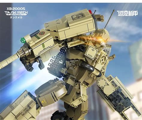 Xingbao 20005 2-In-1 Tank Model Mechanical Building Blocks - Building Toys