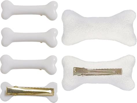 Amazon WLLHYF 6 Pieces Bone Hair Clip Skull Skeleton HairPins