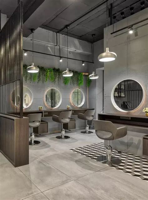 A Hair Salon Which Boasts Industrial Aesthetics With An Emphasis On