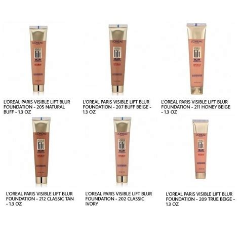 Loreal Paris Visible Lift Blur Foundation Choose Your Color Loral Loreal Paris Loreal Paris