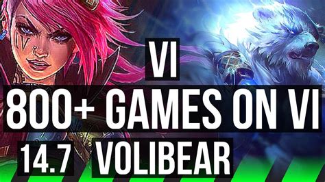 Vi Vs Volibear Jgl Games Dominating Euw Master