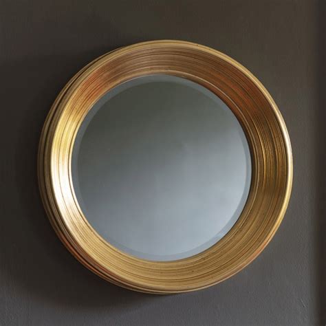 Chaplin Round Mirror Gold | Gold Round Mirror | Circular Mirror