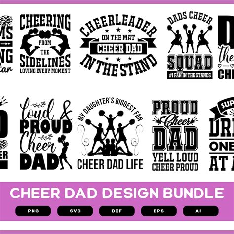 Cheer Dad Svg Etsy