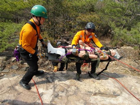 양주소방서 산악사고 대비 인명구조 훈련 실시 아주경제