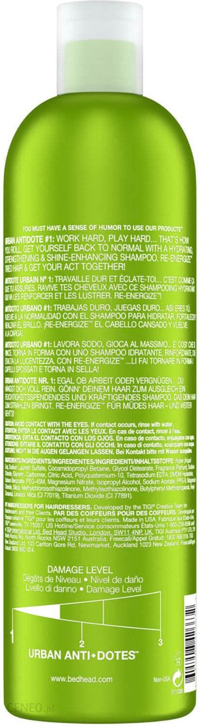 Szampon do włosów Tigi Bed Head Urban Re Energize Tween Duo 2 Products