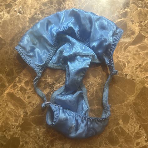 Vintage Joe Boxer Satin String Bikini Panties Size Gem