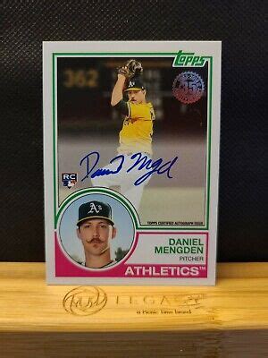 2018 DANIEL MENGDEN TOPPS 35TH ANIV AUTO AUTOGRAPH OAKLAND ATHLETICS