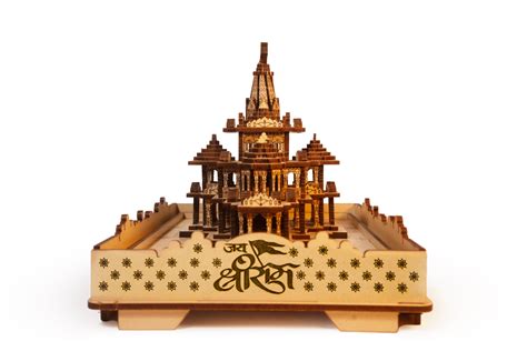 Shri Ram Ayodhya Temple 3D Model - Pahadi Store