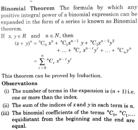 State And Prove Binomial Theorem