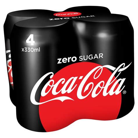 Coca Cola Zero 4 X 330ml Centra