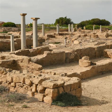 Paphos Archaeological Park In Cyprus Overviewprominent Features