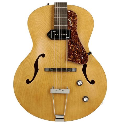 Godin 5th Avenue Kingpin P90 Electro Acoustic Guitar Natural Gear4music