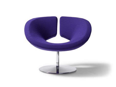 Petit Fauteuil Pivotant Rembourr En Tissu Apollo By Artifort Design