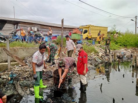 Danramil 06kota Pimpin Gotong Royong Ciptakan Zero Sampah Di Kota