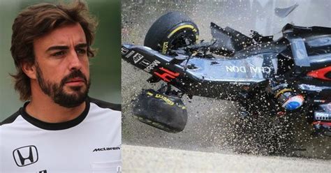 Fernando Alonso Formula One Australian Grand Prix Crash Video