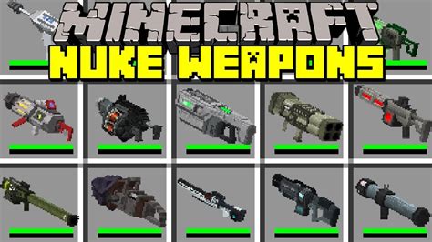 Minecraft Nuke Weapons Mod Build World S Biggest Nukes Modded