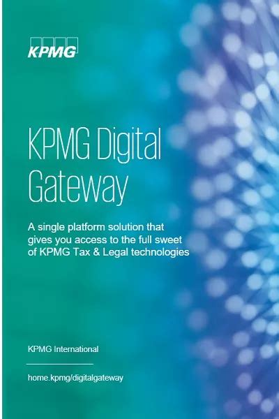 Kpmg Digital Gateway For Tax Kpmg Global