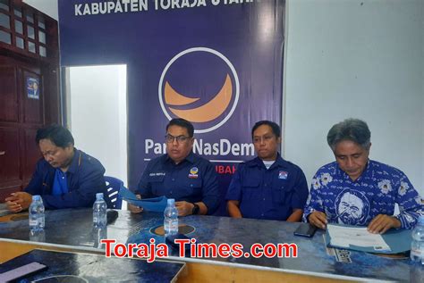 Pilkada 2024 DPD Partai Nasdem Toraja Utara Buka Pendaftaran Bakal