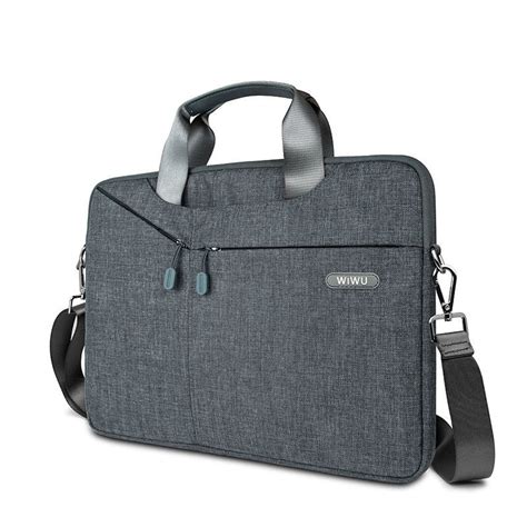 Купить Сумка для ноутбука 15.6" WiWU Gent Business серая, цена 3650.0 ...