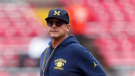 Michigan Football Coach Jim Harbaugh Allegedly Made False Statements To Investigators Suspended