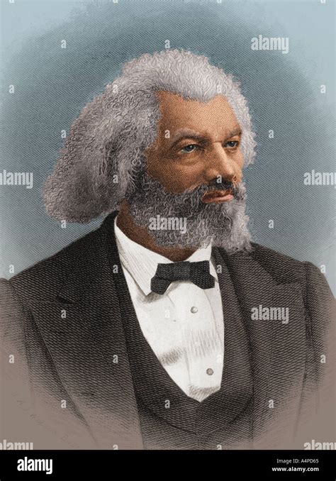 Portrait De Frederick Douglass Abolitionniste Américain Et écrivain