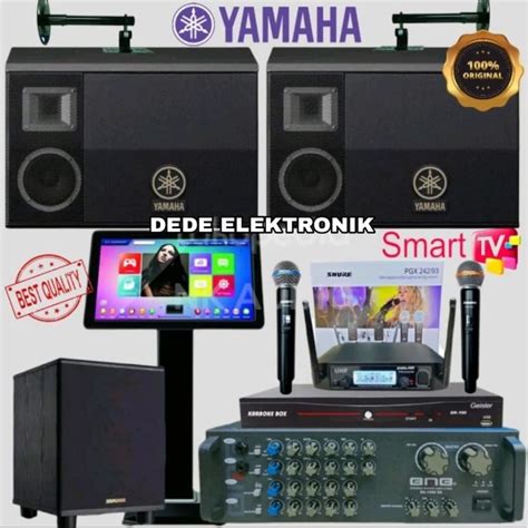 Jual PAKET KARAOKE YAMAHA 10 INCH AMPLI BMB SUBWOOFER FULL SET