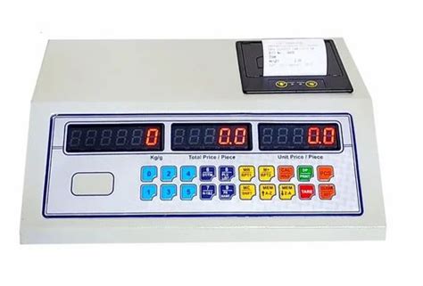 Digital Mild Steel Platform Weighing Scale Indicator With Printer For